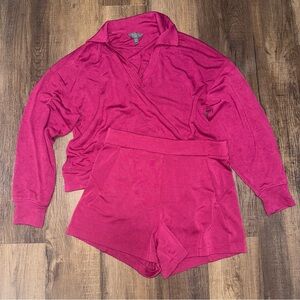 Danskin Size Small Magenta Lounge Set